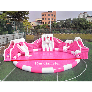 ウォータースライド付き商業キッズインフレータブルプールパークインフレータブルウォーターパークスライド - Product Image 3