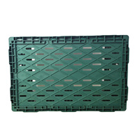 Grandes caisses empilables en plastique, caisses de rangement pliables en plastique pour légumes, œufs, fruits, agriculture, panier de rangement