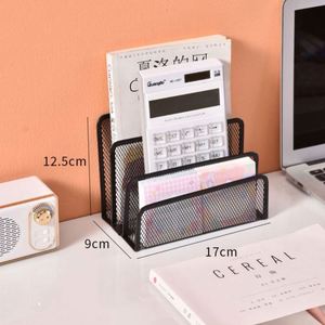 One Stop Shopping Wholesale Metal Mesh Desk Organizer <b>Storage</b> Pen Holder Multi-function <b>File</b> Tray - Product Image 5