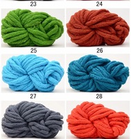 Modern Design Soft Crochet Pompom Fancy Yarn 100% Polyester Chenille Knit Arm Yarn