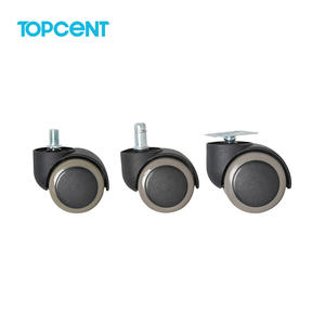 TOPCENT 2 Zoll PU-<span class=keywords><strong>Nylon</strong></span>-Stuhlrollen mit Drehgelenk Möbelrollen Bürostuhlrollen - Product Image 2