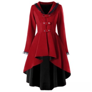 Abrigo Gótico con Botones para Mujer, Disfraz de Halloween, Abrigo con Corsé de Encaje, Chaqueta Larga Victoriana, Estilo Steampunk, Vestido Maxi Vintage para Fiesta - Product Image 2