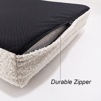 Cama Ortopédica para Perros XL/XXL con Cubierta Impermeable, Sofá para Mascotas con Espuma de Soporte, Cojín Lavable Extraíble Antideslizante, Diseño Sólido