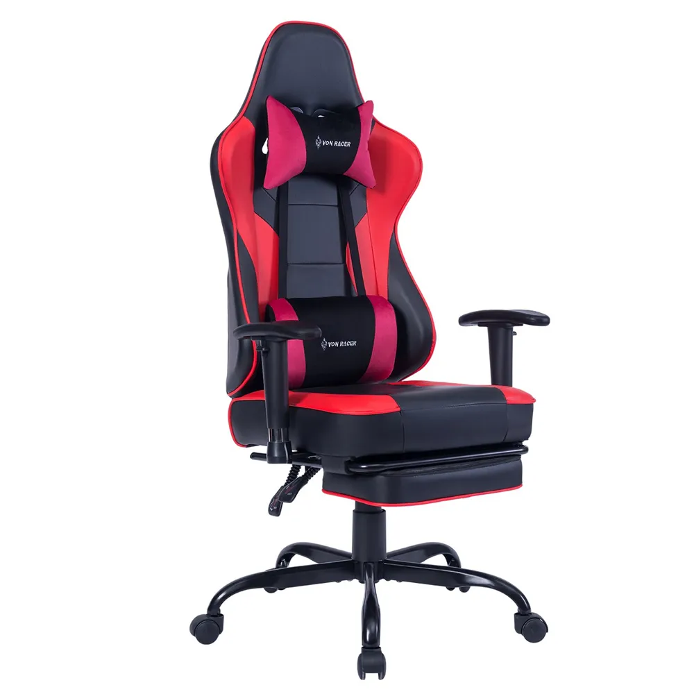 8280 adjustable auto reclinable sport racing game red office gamer gaming chair for computer pc game