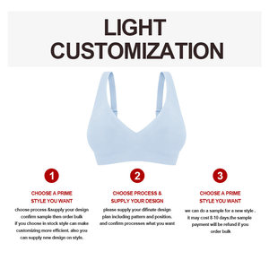 Soutien-gorge push-up sans armatures en tricot imprimé personnalisé pour femme, élégant et sexy, avec bonnets profilés, pour la vente en gros (ODM) - Product Image 4