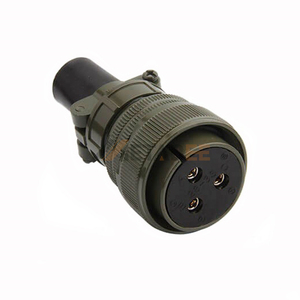 Connecteur d'alimentation 3 broches MS3102A28-3P MS3106A28-3S MS3108A28-3S MS3108A28-3P MS5015 MIL-DTL-5015, taille MIL 46A, 8 contacts, service - Product Image 3