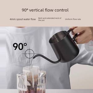 กาต้มน้ำกาแฟแบบคอห่านขนาดเล็ก 250 มล. เครื่องชงกาแฟแบบพกพาสำหรับการตั้งแคมป์และใช้ในบ้าน - Product Image 4