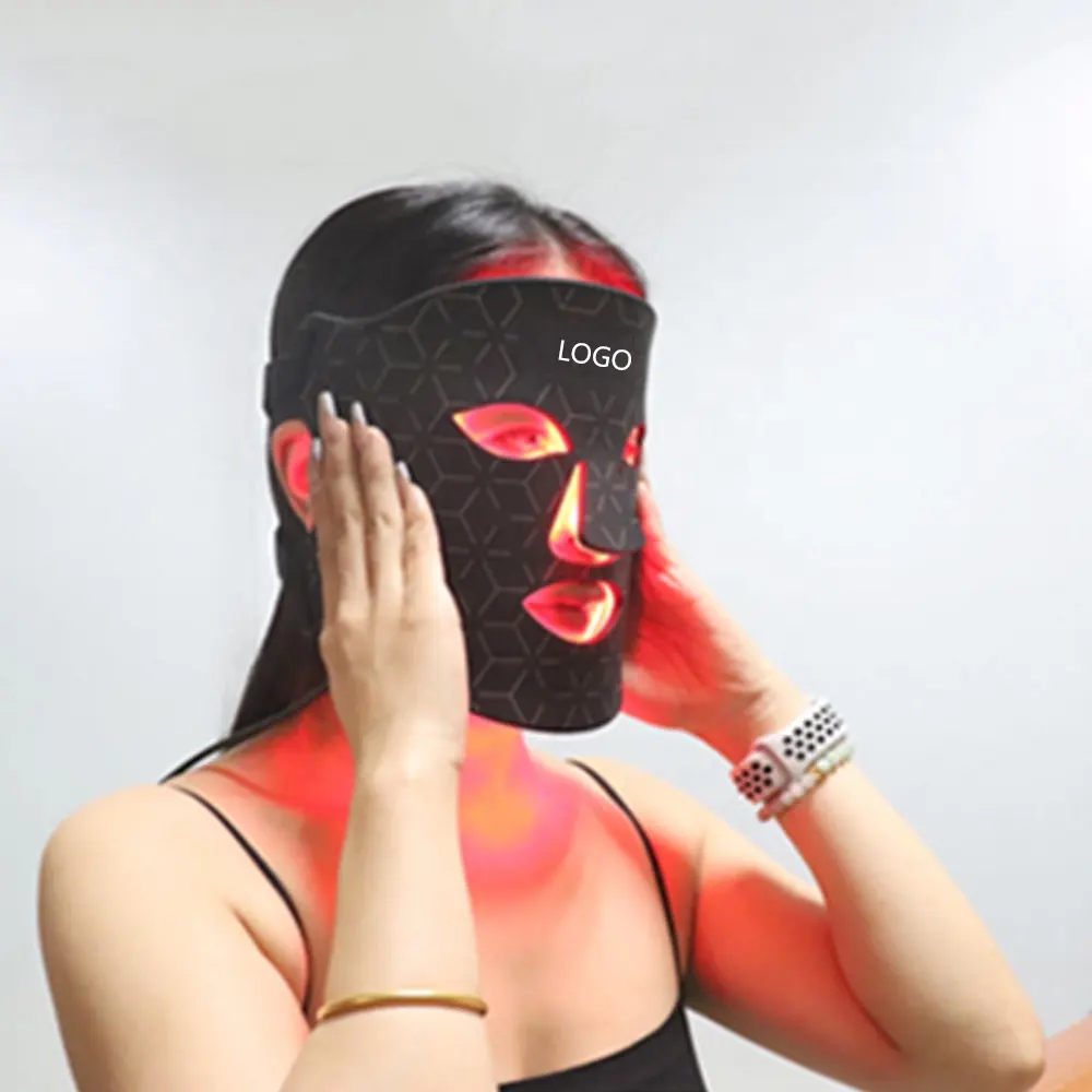Led Gezichtsmaskers Comfort Siliconen High Energy Led Slimme Gezichtsverzorging En Masker Therapie Licht Rood