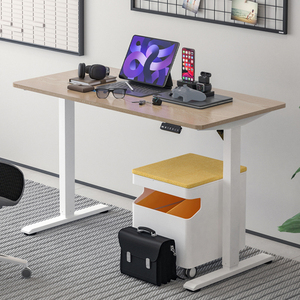 Bureau électrique ergonomique motorisé en métal, réglable en hauteur, idéal pour la maison ou le bureau – Meilleure vente - Product Image 1