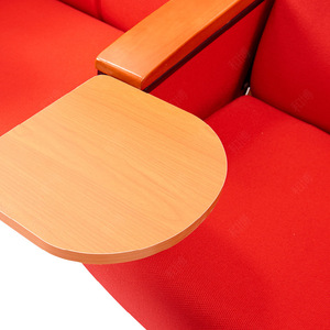 Sillas de Teatro Manwa Expo HB652 de Haya Roja Clara con Reposabrazos para Uso en Escuelas y Hospitales - Product Image 4