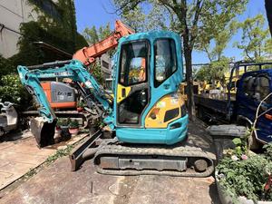 Mini-excavatrice hydraulique Kubota U30 d'occasion, 3 tonnes, avec godet de terrassement, bon état, faible nombre d'heures de fonctionnement, équipement de construction - Product Image 2