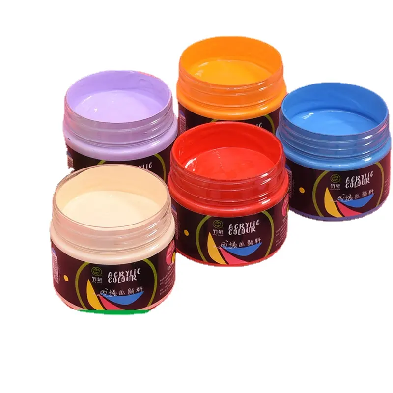 Zhuxuan fabricants de pigments acryliques art peinture ensemble enfants pierre peinture spéciale étanche crème solaire ne se décolore pas colorant