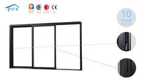 Puertas Corredizas de Vidrio Automáticas para Entrada <span class=keywords><strong>Principal</strong></span> de Restaurante, <span class=keywords><strong>Puerta</strong></span> de Vidrio Personalizada para Villa - Product Image 6