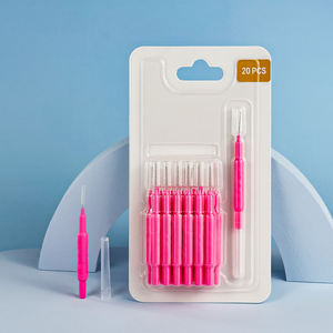 Pennello interdentale con manico di colore rosa - Product Image 6