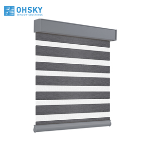 Nhà cung cấp Trung Quốc giá tốt nhất vải mẫu có sẵn <span class=keywords><strong>Zebra</strong></span> Rèm cho cửa sổ - Product Image 1