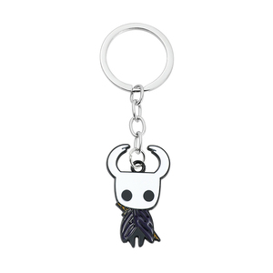 Porte-clés en alliage de zinc Caterpillar & Wasp, pendentif clou, accessoire porte-clés <span class=keywords><strong>Grimm</strong></span> Troupe Chief, articles dérivés du <span class=keywords><strong>jeu</strong></span> Hollow Knight - Product Image 1