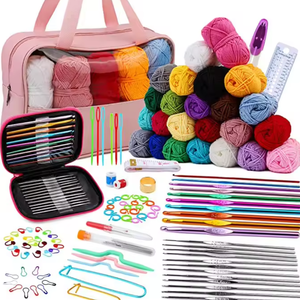 Set all'ingrosso di <span class=keywords><strong>accessori</strong></span> per maglieria a mano per uncinetto set di filati di lana per principianti - Product Image 1