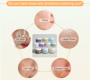 Tự Nhiên Chết Biển Nghệ Màu Xanh Lá Cây Trà Hồng Rose Mặt Bùn Đất Sét Mặt Nạ Giữ Ẩm Làm Trắng Mặt Mặt Nạ Bùn Cho Tất Cả Các Loại Da - Product Image 4