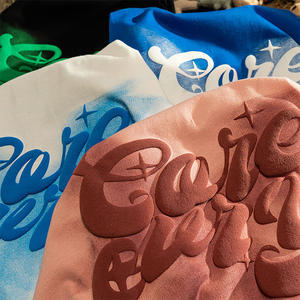 OEM/ODM Classic girocollo Polyest Tee Shirt Logo personalizzato magliette tinta unita cotone uomo Tshirt stampa 3d per uomo flanella tessuto formale - Product Image 6