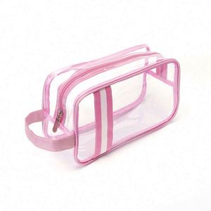 Échantillon Gratuit 2023 – Trousse de Maquillage Transparente pour Femme, Sacs de Voyage pour Articles de Toilette, Sac Cosmétique Transparent BSCI pour Fille - Product Image 5