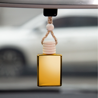 2024New Style 10-15ml Glod Diffuseur Bouteille Suspendue Top Bouteille De Parfum De Voiture pour Liquide Peut Être logo