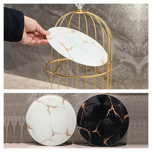 Güzel Metal kuş kafesi makyaj organizatör standı kozmetik depolama ekran standı - Product Image 5