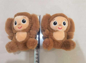 Lindos peluches de mono de 10 cm, animales de peluche suaves para bebés y niños pequeños, regalo unisex - Product Image 1