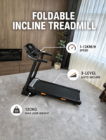 Equipo de Gimnasio en Casa con Inclinación Eléctrica o Manual, Personalizable con Logotipo, Máquinas Portátiles y Plegables, Caminadoras Multifuncionales