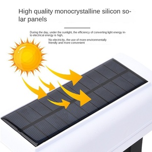 ไฟถนนพลังงานแสงอาทิตย์แบบบูรณาการการควบคุมระยะไกลกลางแจ้งกันน้ำซังข้าวมนุษย์ตรวจจับลานตรวจสอบไฟถนน - Product Image 2