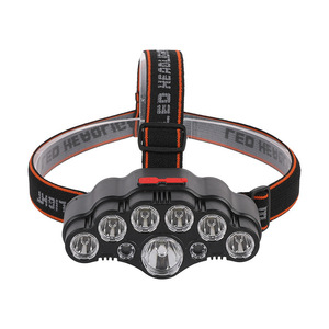Lampe frontale portable rechargeable à 5 LED avec 3 modes, étanche, pour camping en extérieur, vente en gros - Product Image 3
