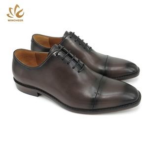 Chaussures habillées en cuir véritable à <span class=keywords><strong>semelle</strong></span> en caoutchouc de première qualité pour hommes, style africain, fabriquées à la main, chaussures habillées <span class=keywords><strong>marron</strong></span> pour hommes, Turquie - Product Image 3