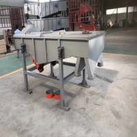 Machine de criblage vibrant linéaire en acier inoxydable avec moteur pour l'industrie chimique et la classification des poudres et particules fines