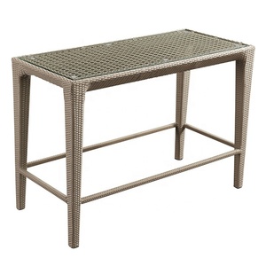 Table à manger et chaises de <span class=keywords><strong>bistrot</strong></span> d'extérieur en aluminium à haute assise Mobilier turc pour hôtel, jardin, terrasse ou villa - Product Image 2