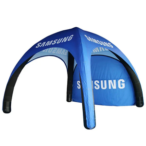 Customized Blue Inflatable Advertising <b>Tent</b> PVC Event Display <b>Canopy</b> Outdoor Trade Show Exhibition Gazebo Marquee Promo Shelter - Product Image 1