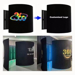 Cabina de Fotos con Fondo Semicircular Tipo Túnel con Luces RGB, Cabina Redonda Vogue 360 para Eventos - Product Image 6