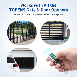 Für TOPENS M12 Fernbedienung 4-Tasten-Sender für automatischen Schwenk schiebe tor öffner Funksender - Product Image 3