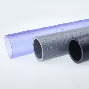 Factory Price Clear Upvc Corrugate Schedul 40 Cpvc Plastic Fittings Astm Pvc Pipe