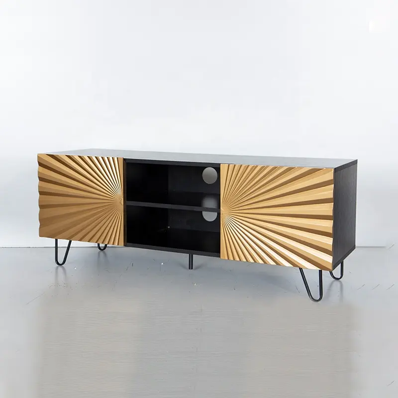 Muebles modernos con mueble de almacenamiento mueble de TV Mueble de diseño mueble de TV de lujo mueble de TV de madera