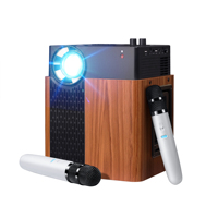 Smart 4K projecteur Led 1080P fête en plein air maison salle de karaoké ktv machine Portable haut-parleur projecteur