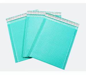 Enveloppes personnalisées avec logo A3, écologiques, avec bulles biodégradables imperméables en poly rose, brun, noir, pour l'emballage - Product Image 4