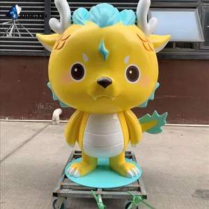 Sculpture créative en résine de <span class=keywords><strong>chat</strong></span> porte-bonheur, décor Feng Shui intérieur/extérieur, ornement personnalisé en fibre de verre - Product Image 6