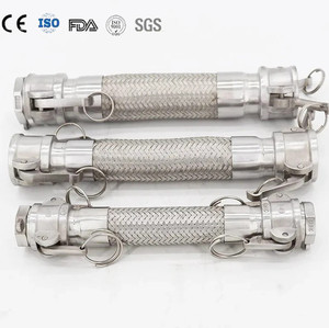 Плетеный гибкий антикоррозийный металлический шланг высокого давления - Product Image 1