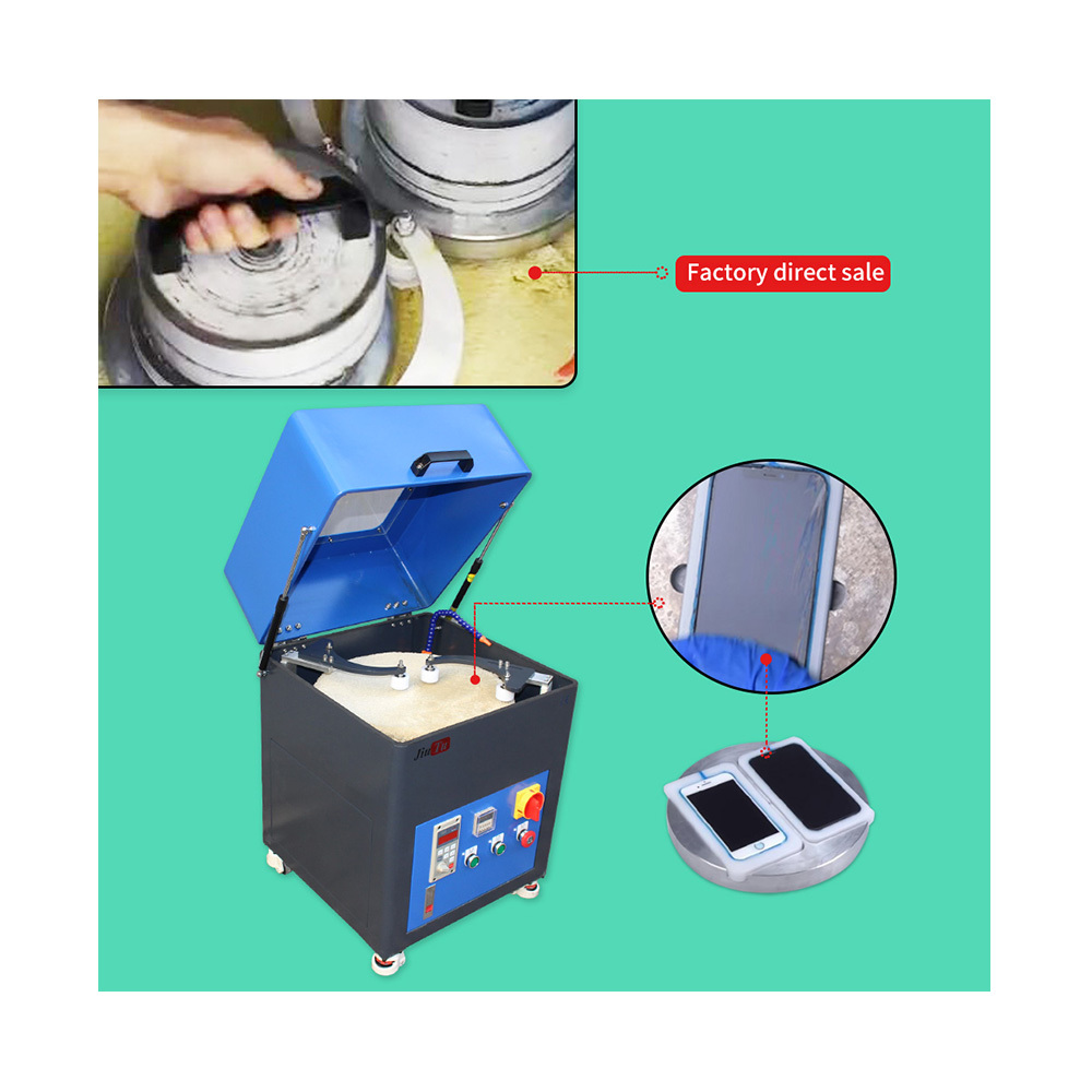 Fully Automatic Scratch Removal Buff Polishing Machine Phone Screen Back Glass Refurbishment