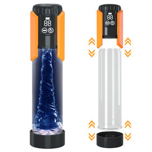 Wieder verwendbarer <span class=keywords><strong>Penis</strong></span> ärmel Mastur bator Transparente Textur Tunnel Tasche Muschi TPE Material Safeand Hygienic Relaxation Tool für Männer - Product Image 3