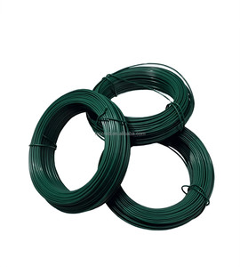 Prix d'usine 3mm gris PVC enduit câble en <span class=keywords><strong>acier</strong></span> fil de fer galvanisé pour maille - Product Image 3