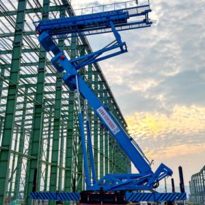 Plataforma Elevadora Hidráulica Motorizada Diésel/Eléctrica HUAYING 45M de Fácil Operación con Control PLC para Ingeniería de Techos - Product Image 1