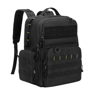 Zaino portautensili con fondo resistente e tasca per attrezzi, borsa portautensili robusta con tasche multiple e scomparto per <span class=keywords><strong>laptop</strong></span>, nero - Product Image 6