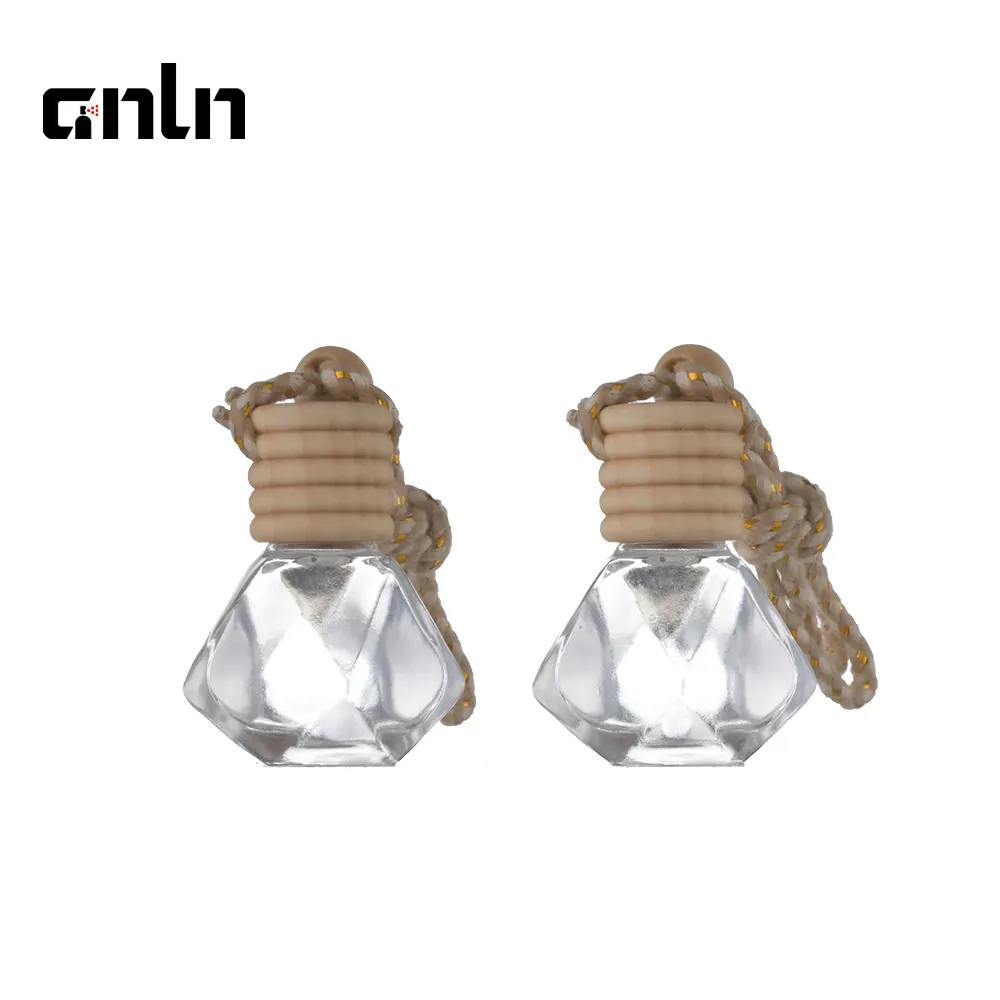 ANLN 8ml özel logo özel logo araba parfüm hava spreyi oto araba cent hava spreyi parfüm asılı cam şişe