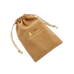 Pochette en tissu miniature personnalisée promotionnelle pour bijoux, logo imprimé, pochette à cordon - Product Image 6