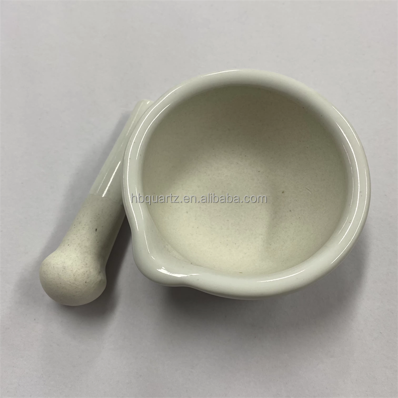 Lab Porcelain Ceramic Mortar With Grinding